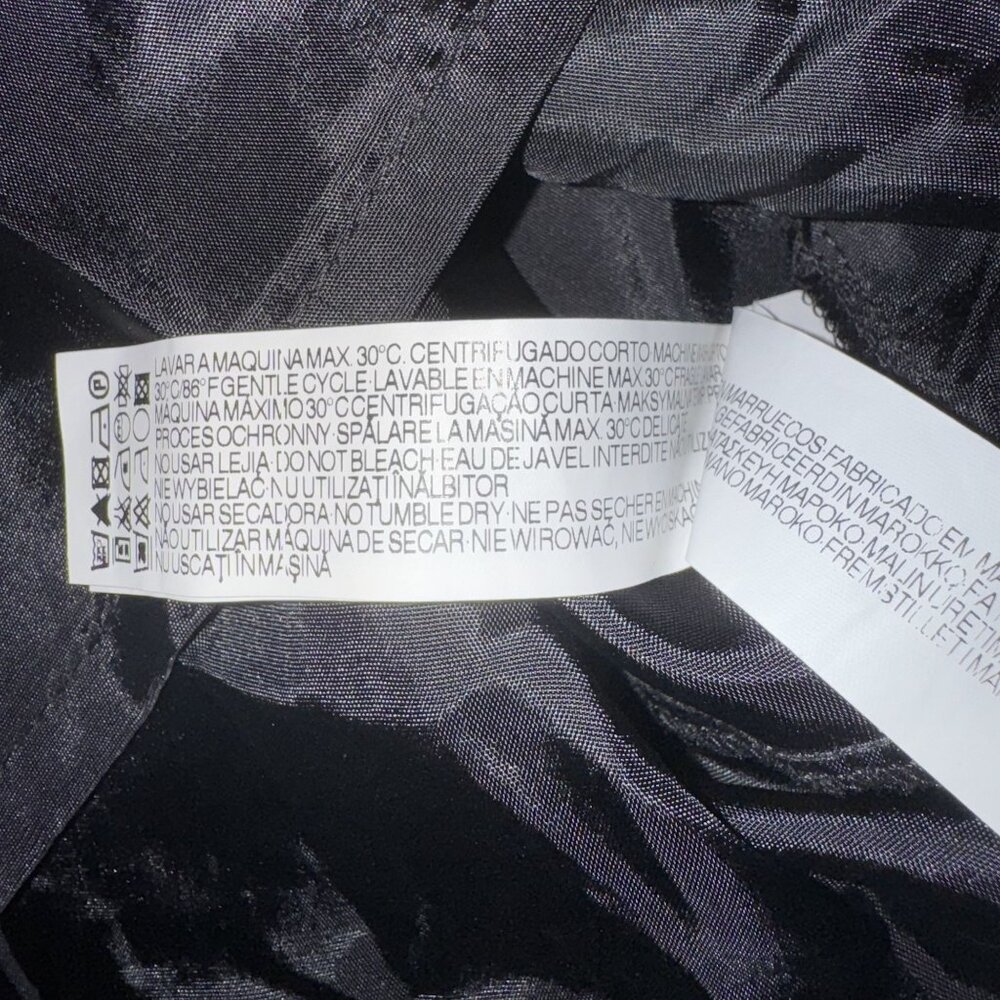 Zara Basic Grey Halter High Neck Tiered Sleeveless Mini Dress Women's Small S - Picture 5 of 6